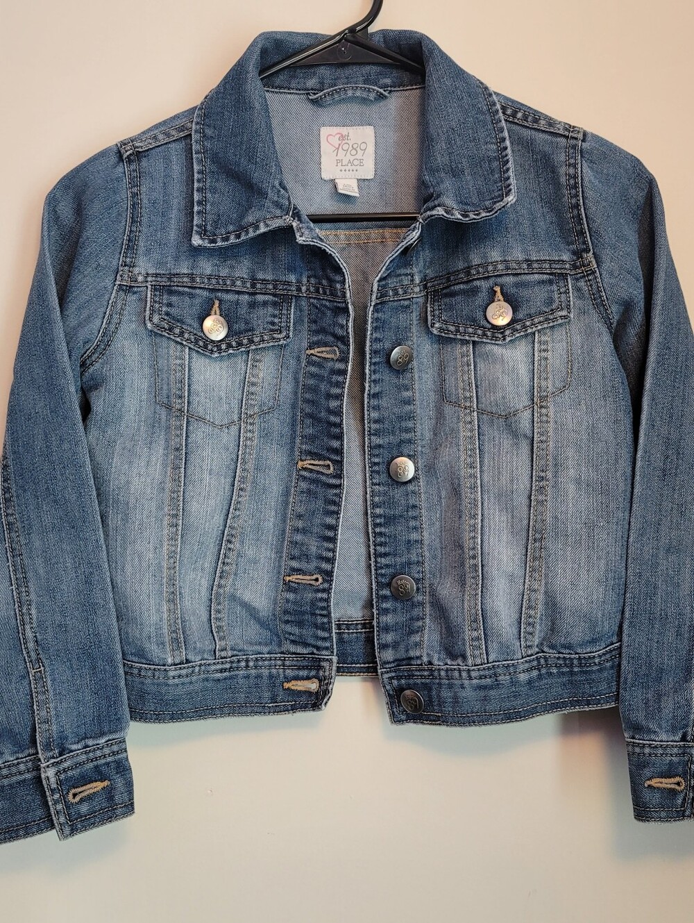 The Children's Place Medium Blue Denim Jacket